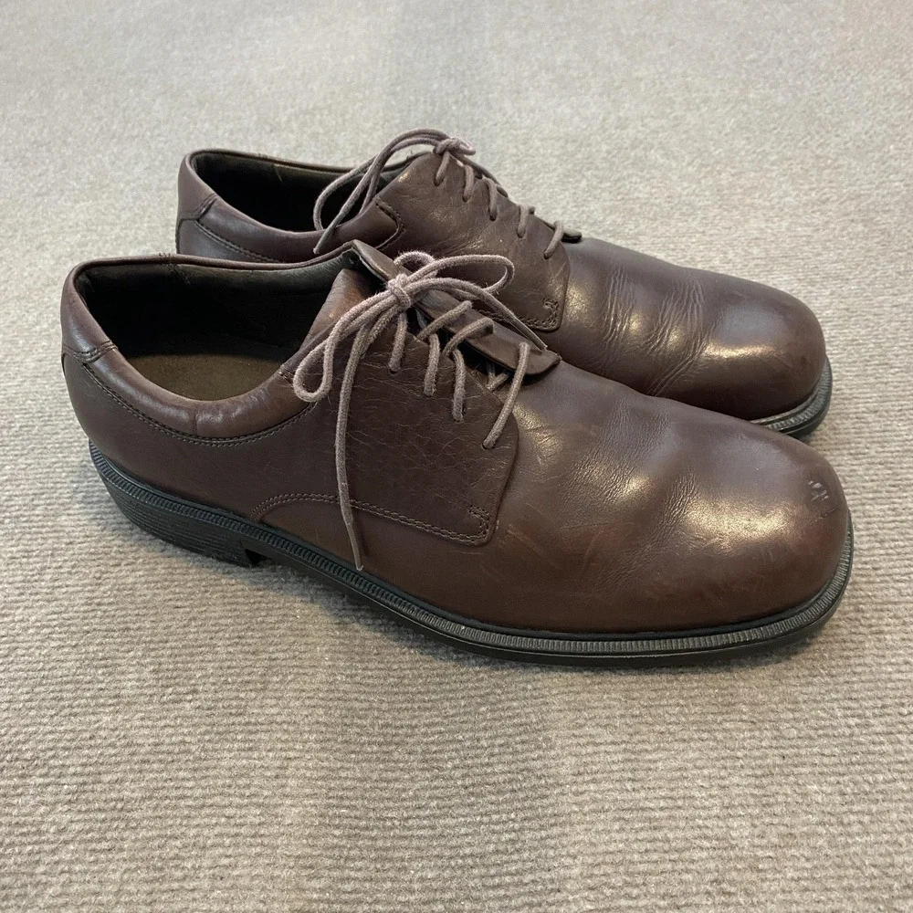 Rockport Shoes Mens Size 11 W Brown Leather Derby Dress Comfort‎ K71225